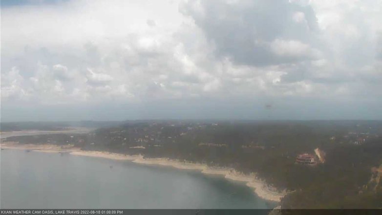 Lake Travis webcam, August 18, 2022 1:00 PM CT
