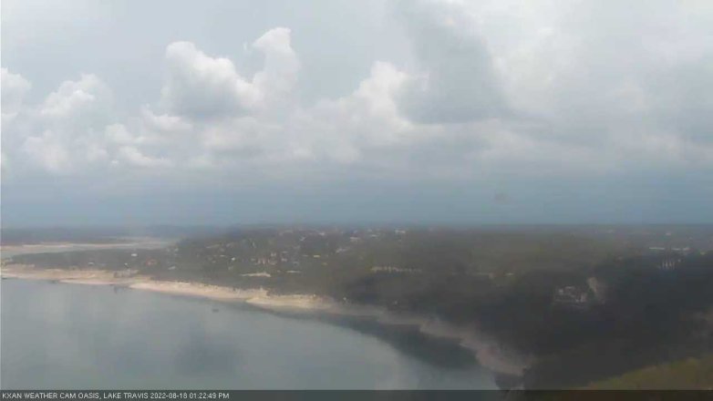 Lake Travis webcam, August 18, 2022 1:25 PM CT