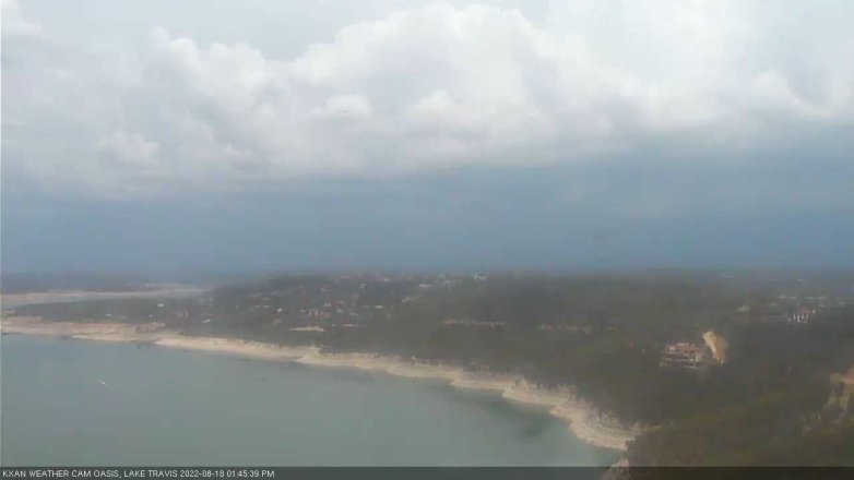 Lake Travis webcam, August 18, 2022 1:45 PM CT