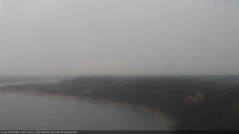 Lake Travis webcam, August 18, 2022 3:45 PM CT