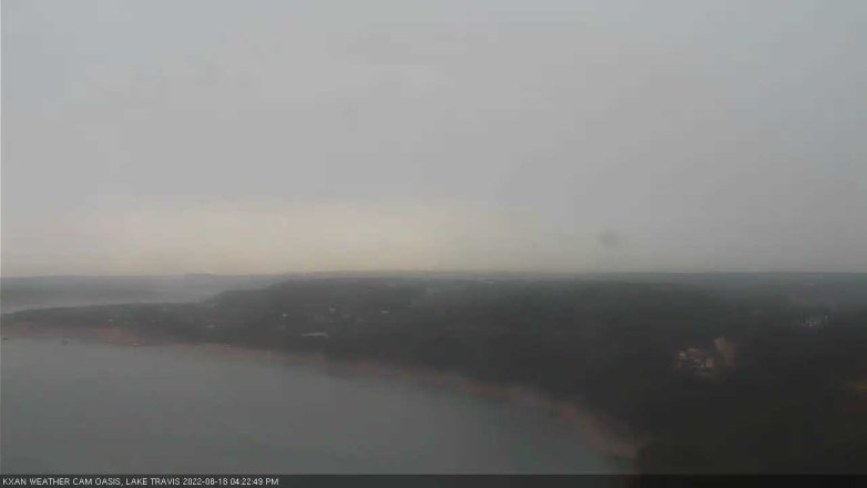 Lake Travis webcam, August 18, 2022 4:25 PM CT