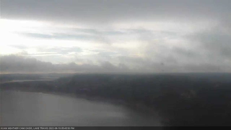 Lake Travis webcam, August 18, 2022 5:45 PM CT