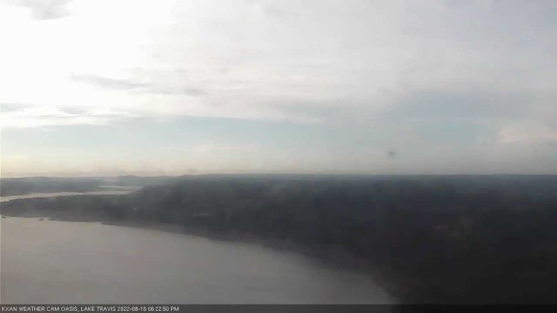 Lake Travis webcam, August 18, 2022 6:25 PM CT