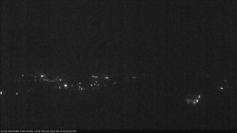 Lake Travis webcam, August 18, 2022 9:25 PM CT