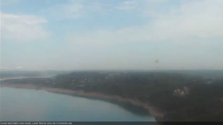 Lake Travis webcam, August 19, 2022 10:00 AM CT