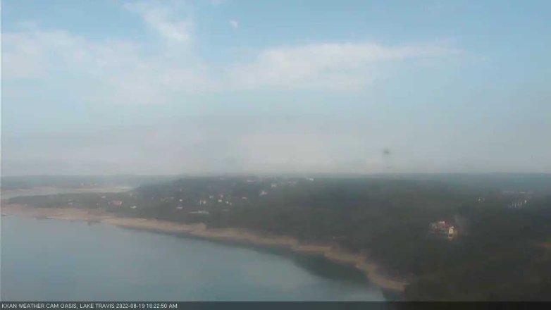 Lake Travis webcam, August 19, 2022 10:25 AM CT