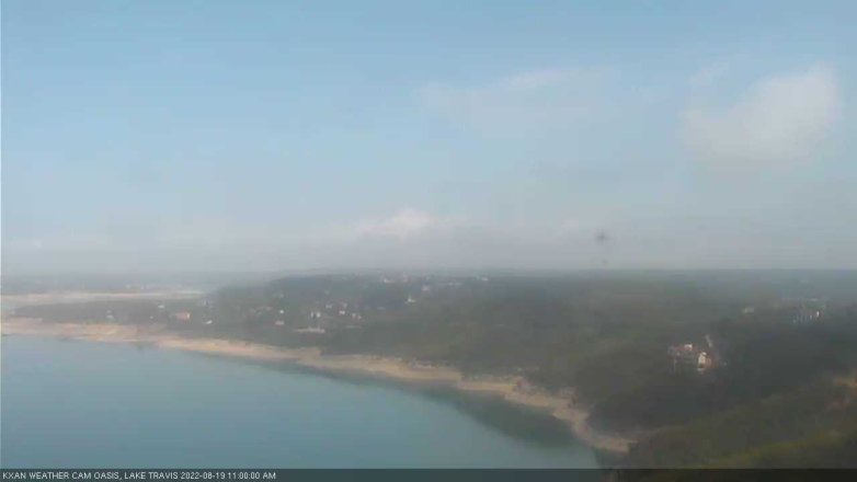 Lake Travis webcam, August 19, 2022 11:00 AM CT
