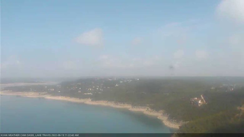 Lake Travis webcam, August 19, 2022 11:25 AM CT