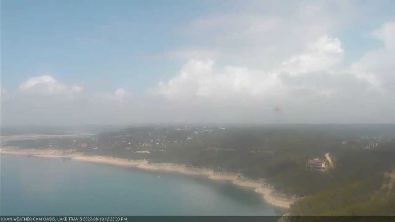 Lake Travis webcam, August 19, 2022 12:25 PM CT