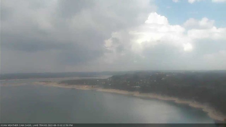 Lake Travis webcam, August 19, 2022 2:25 PM CT