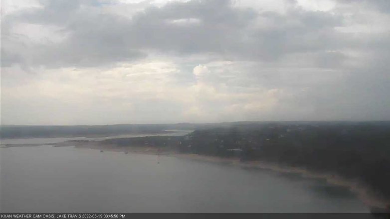 Lake Travis webcam, August 19, 2022 3:45 PM CT