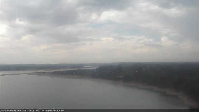 Lake Travis webcam, August 19, 2022 4:00 PM CT
