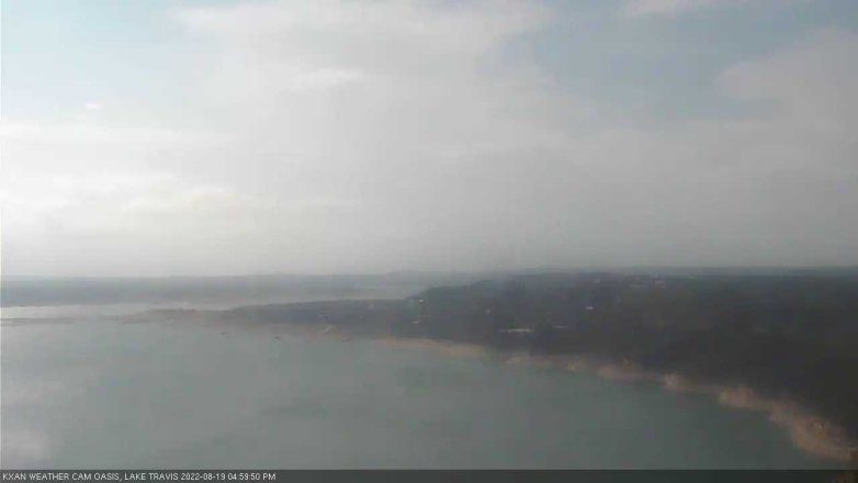Lake Travis webcam, August 19, 2022 5:00 PM CT