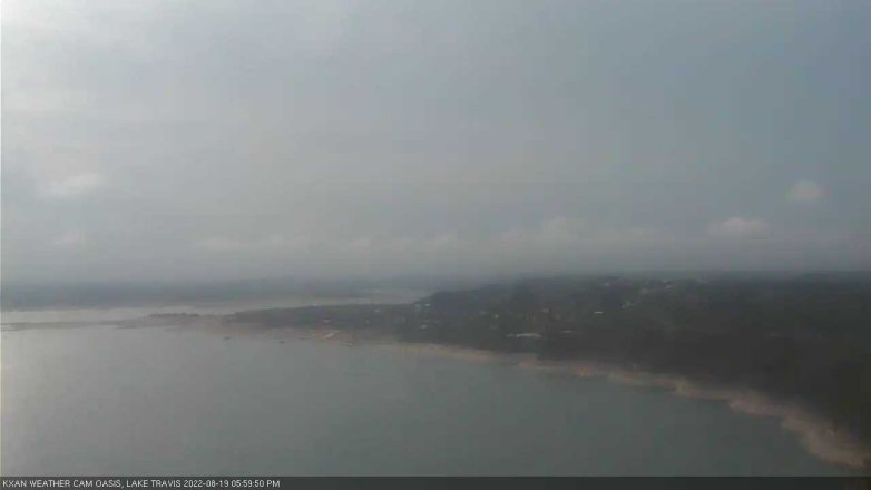 Lake Travis webcam, August 19, 2022 6:00 PM CT