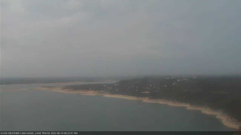 Lake Travis webcam, August 19, 2022 6:25 PM CT