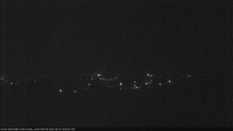 Lake Travis webcam, August 19, 2022 11:00 PM CT