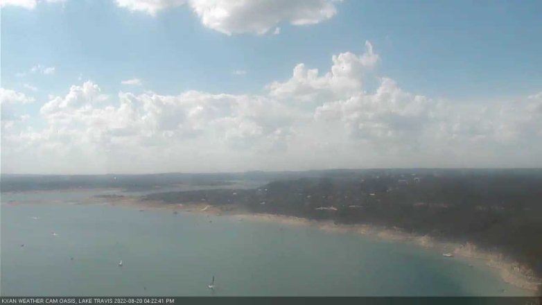 Lake Travis webcam, August 20, 2022 4:25 PM CT