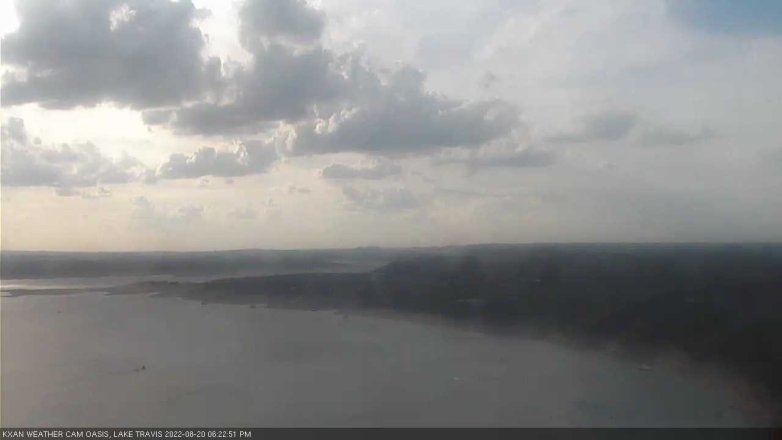 Lake Travis webcam, August 20, 2022 6:25 PM CT