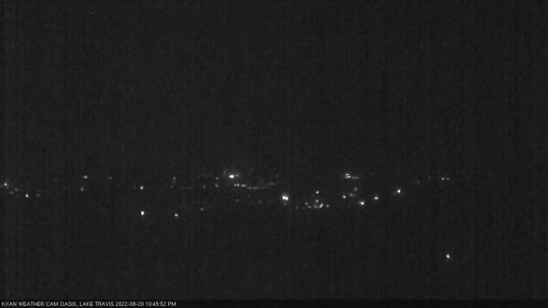 Lake Travis webcam, August 20, 2022 10:45 PM CT