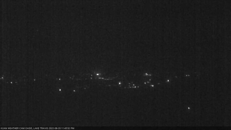 Lake Travis webcam, August 20, 2022 11:45 PM CT