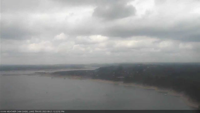 Lake Travis webcam, August 21, 2022 12:25 PM CT