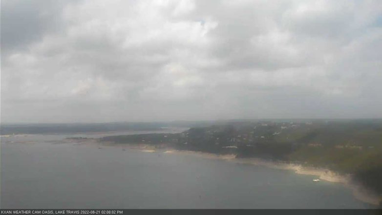 Lake Travis webcam, August 21, 2022 2:00 PM CT