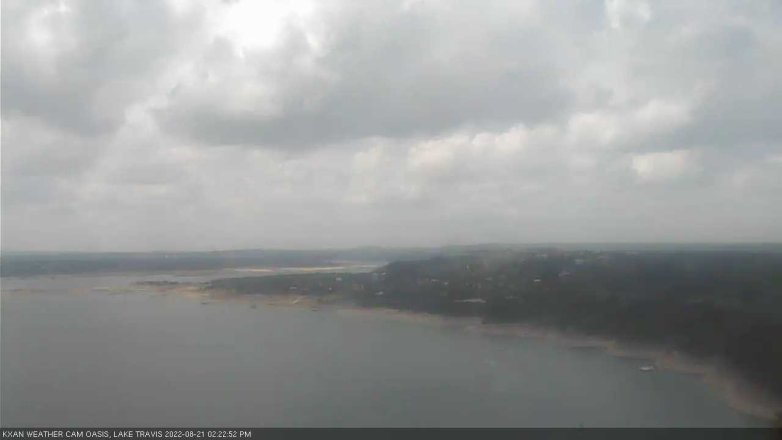 Lake Travis webcam, August 21, 2022 2:25 PM CT