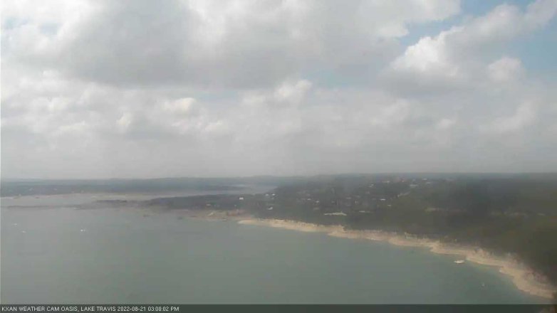 Lake Travis webcam, August 21, 2022 3:00 PM CT