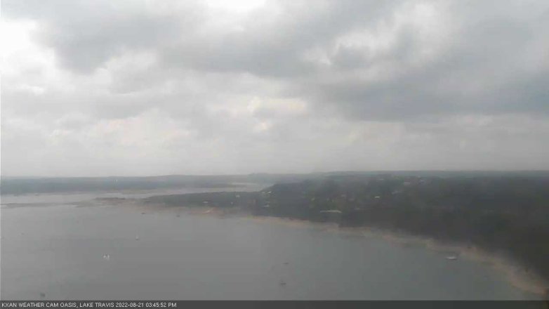 Lake Travis webcam, August 21, 2022 3:45 PM CT