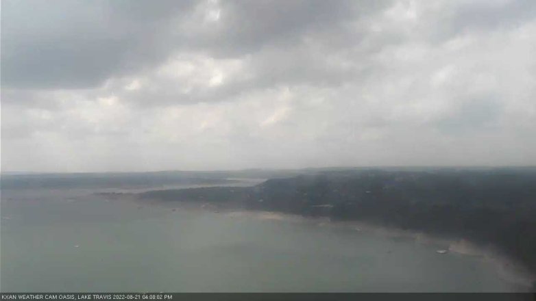 Lake Travis webcam, August 21, 2022 4:00 PM CT