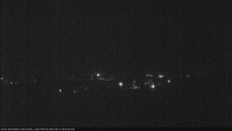 Lake Travis webcam, August 21, 2022 9:25 PM CT
