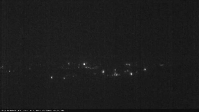 Lake Travis webcam, August 21, 2022 11:45 PM CT