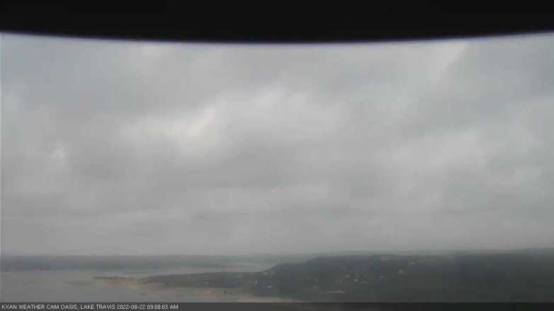 Lake Travis webcam, August 22, 2022 9:00 AM CT