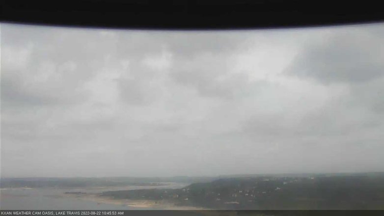 Lake Travis webcam, August 22, 2022 10:45 AM CT