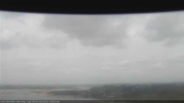 Lake Travis webcam, August 22, 2022 11:00 AM CT