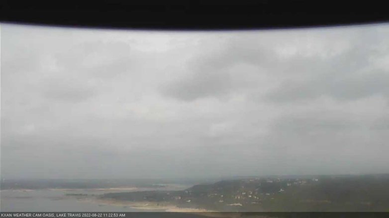 Lake Travis webcam, August 22, 2022 11:25 AM CT