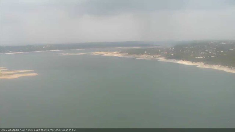 Lake Travis webcam, August 22, 2022 1:00 PM CT