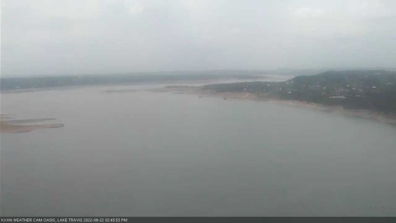 Lake Travis webcam, August 22, 2022 2:45 PM CT