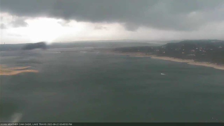 Lake Travis webcam, August 22, 2022 3:45 PM CT