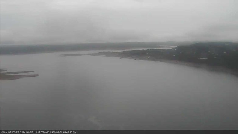 Lake Travis webcam, August 22, 2022 5:45 PM CT