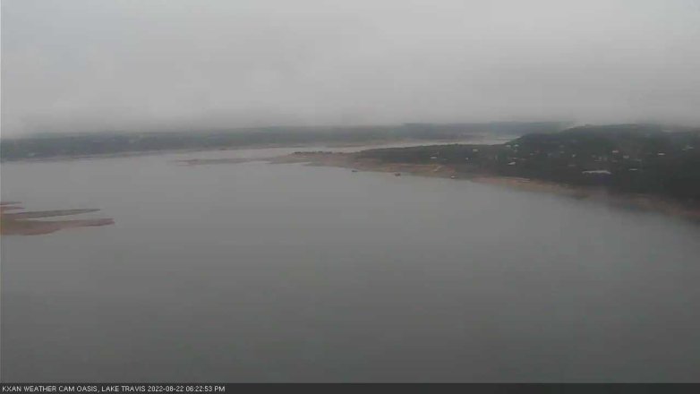 Lake Travis webcam, August 22, 2022 6:25 PM CT