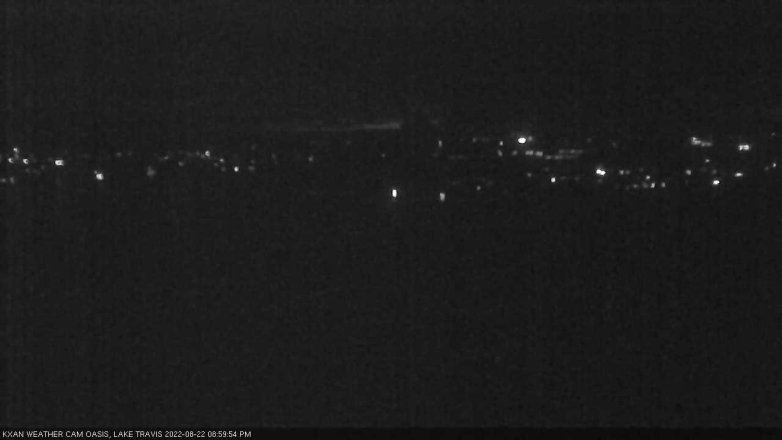 Lake Travis webcam, August 22, 2022 9:00 PM CT