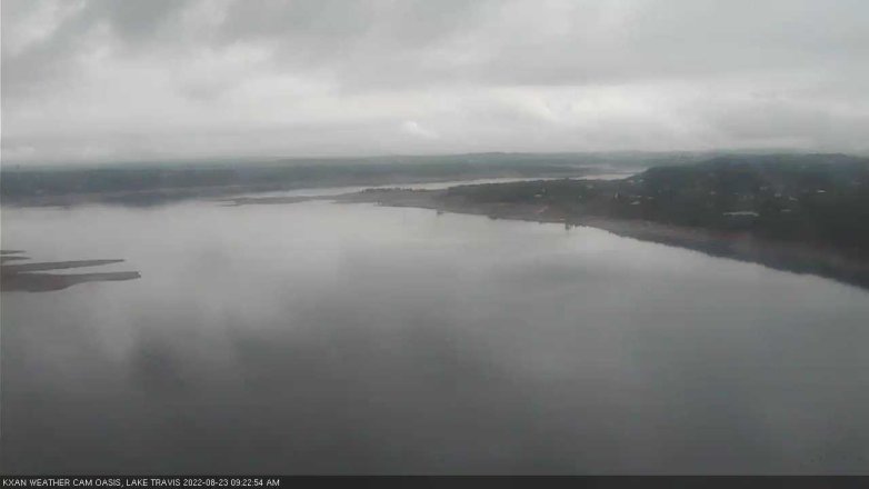 Lake Travis webcam, August 23, 2022 9:25 AM CT