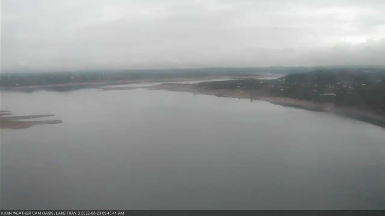 Lake Travis webcam, August 23, 2022 9:45 AM CT
