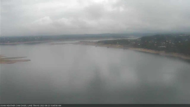 Lake Travis webcam, August 23, 2022 10:45 AM CT