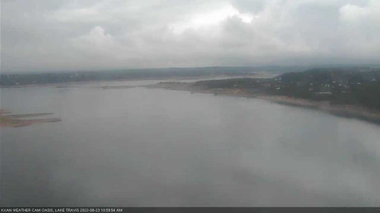 Lake Travis webcam, August 23, 2022 11:00 AM CT
