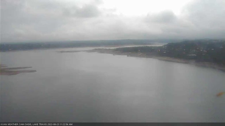 Lake Travis webcam, August 23, 2022 11:25 AM CT