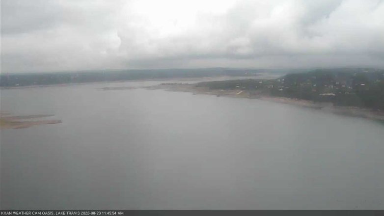 Lake Travis webcam, August 23, 2022 11:45 AM CT