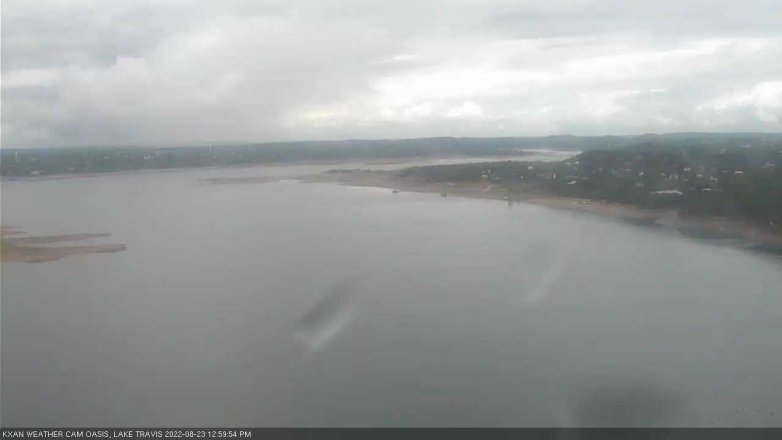 Lake Travis webcam, August 23, 2022 1:00 PM CT