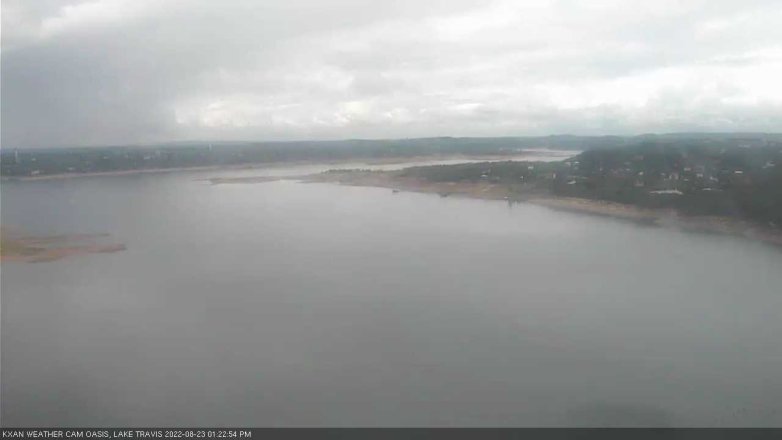 Lake Travis webcam, August 23, 2022 1:25 PM CT